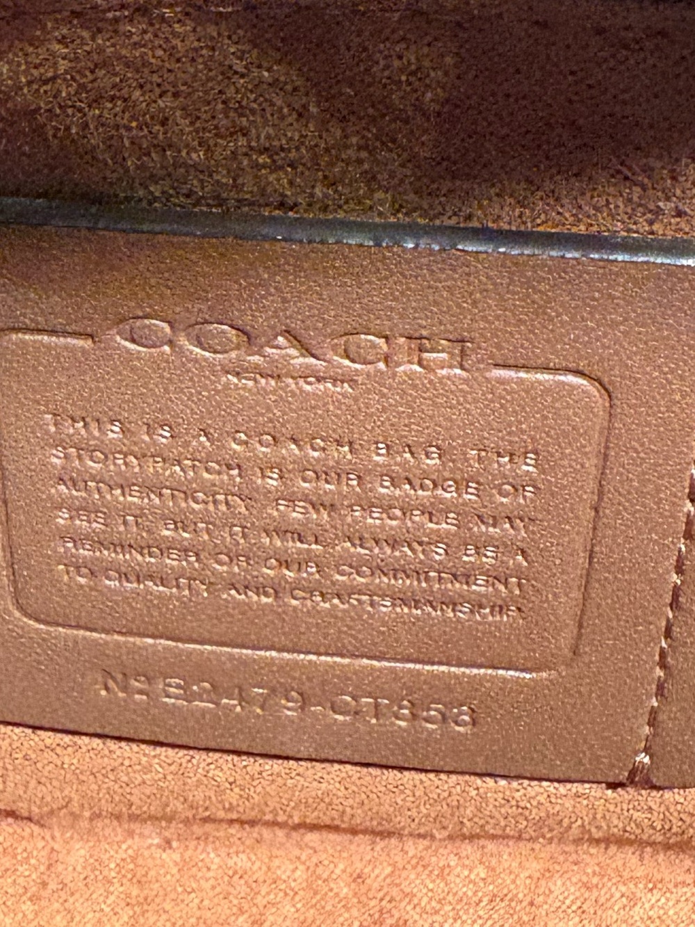 🤍🤍COACH ELIZA SAGE REFINED CALF LEATHER SHOULDER BAG!🤍🤍 - Picture 8 of 10